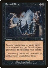 Buried Alive Odyssey HEAVILY PLD Black Uncommon MAGIC GATHERING CARD ABUGames