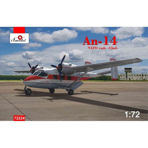 An-14 NATO code "Clod" kits models AMO72224 Plastic model airplane kit 1:72  - Picture 7 of 24