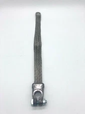 14" New Heavy Duty Braided Ground Strap Top Post Terminal 4 Gauge Battery Cable