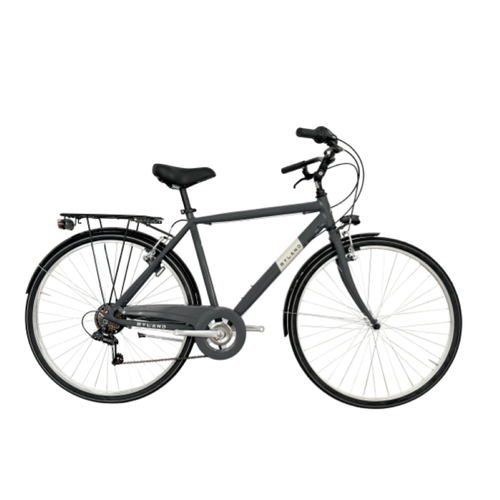 Bici Bicicletta Uomo City Bike da Città Grigio 52 Alluminio 7V Ruote 28" 700x35 - Foto 2 di 5