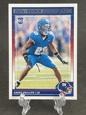 2024 Score RC Rookie #349 Andru Phillips, New York Giants