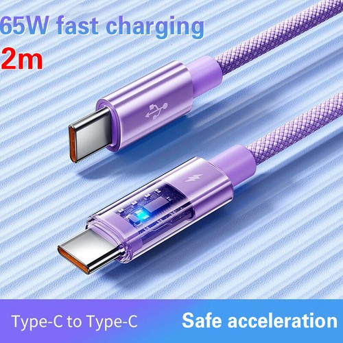 100W USB Type C To USB C Cable Fast Charging Data Cord For IPhone 16 15 Pro -wf - Photo 20/23