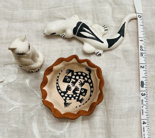 Nachlass Lot Miniatur signiert Acoma Mexikanische Keramik - Bild 6 von 6