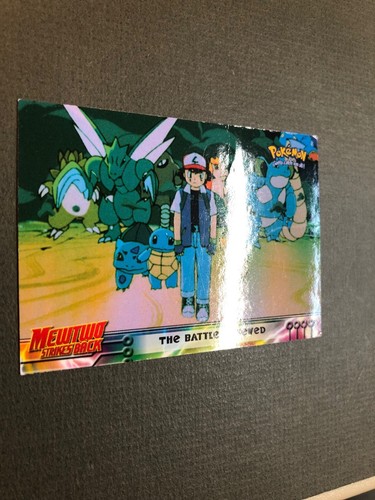 1998 Topps Pokémon - The Battle Renewed #32 Mewtwo Strikes Back - Picture 3 of 6