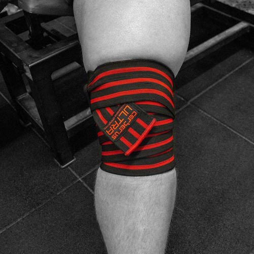 CERBERUS Strength Ultra Knee Wraps (Pair) 2m, 2.5m, 2.5m - Picture 2 of 8