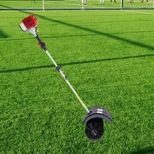 2 Stroke 52CC Handheld Gas Power Broom Sweeper Driveway Turf Grass Snow Cleaning