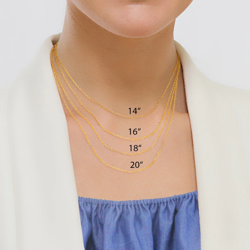 Personalized ANY NAME 14K Gold Plated Sterling Silver Necklace Pendant Chain NEW - Picture 5 of 43