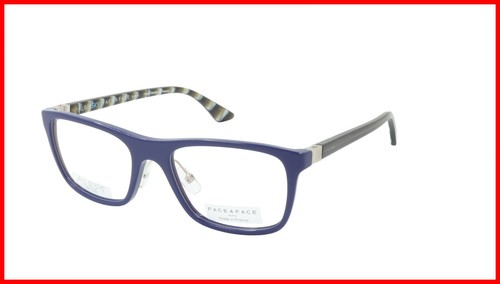 Authentic Face A Face ALIUM SKY 2 4013 Navy Blue Light Mauve Brille France - Bild 1 von 9