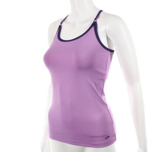 Champion Athletic Tank Top Size XS Racerback Shelf Bra Ribbed Semi Fitted Purple - Bild 3 von 12