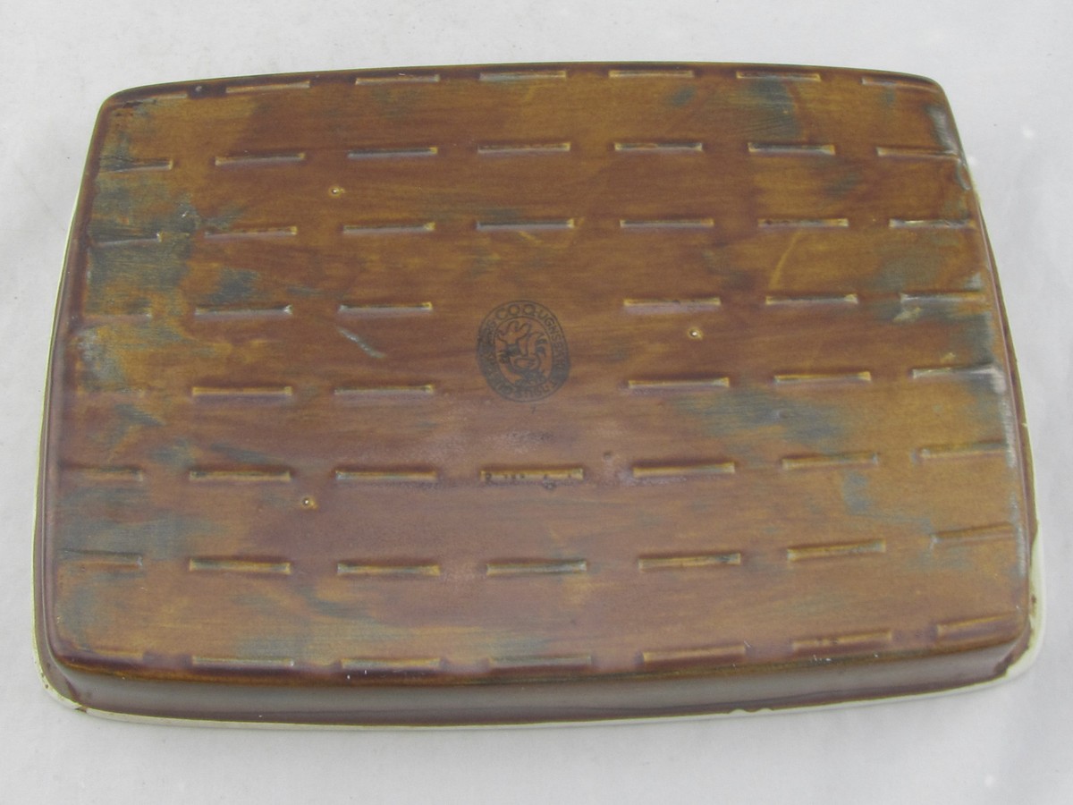 gustavsberg＊BALTIC＊Antique Casserole・* Gusravsberg Sweden Ungssakert Casserole Dish Brown Gray