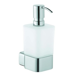 Kludi Liquid Soap Dispenser Chromed W Opal Gl Modern Bathroom Kludi Liquid Soap Dispenser Chromed W