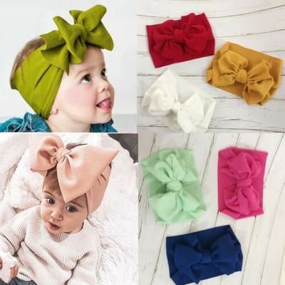 Newborn Infants Girl Baby Bow Headband Hair Band Accessories Headwear Head WrapS