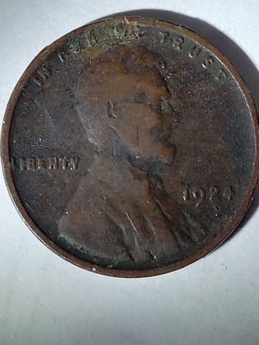 1924 lincoln cent Doubled Die Obverse And Improper Alloy Error!! - Picture 2 of 7