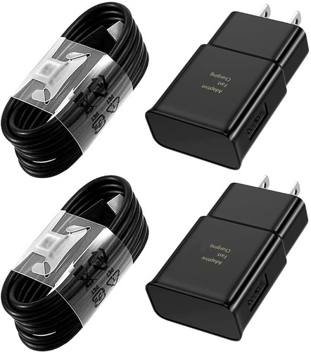 For Samsung Galaxy S22 S21 S20 S10 S9 S8 Fast Wall Charger 4FT USB Type-C Cable - Picture 16 of 17