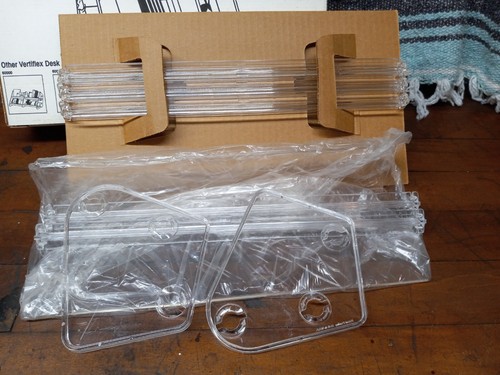 Vintage Vertiflex Schreibtisch Organizer klar neu alter Lagerbestand im Karton - Bild 4 von 5