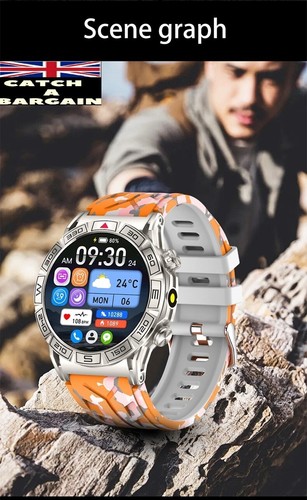 Smartwatch KC80 AMOLED Touch Screen Fitness Tracker BT Calling Waterproof (E370) - 第 18/28 張圖片