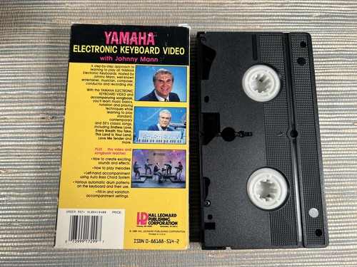 Yamaha Electronic Keyboard VHS Johnny Mann 1986 Hal Leonard Beginner Level - Picture 2 of 5