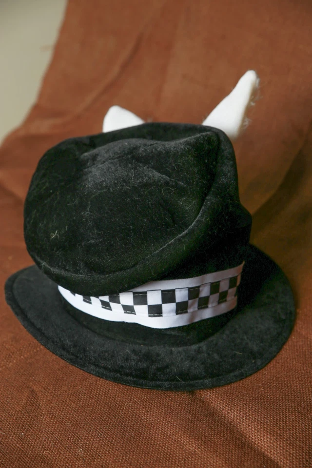 Sombrero de Conejo Blanco Sombrerero Loco Alicia en el País de las Maravillas Negro Rosa Foto 3 de 4