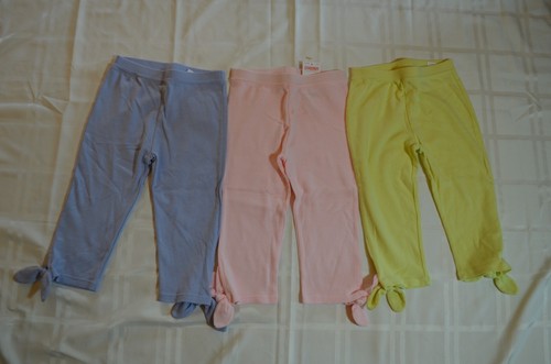 Gymboree LOVE IS IN THE AIR Tea Garden Capri Leggings Tie Hem 3 Pr Lot NWT Sz 6 - Picture 5 of 5
