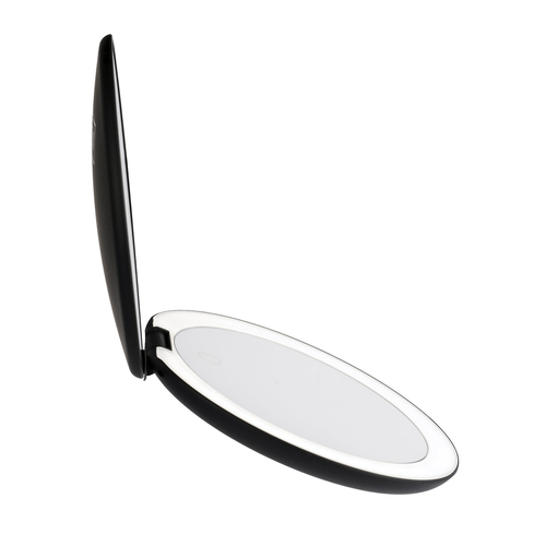 Ilios Compact Purse Mirror + Light + 1X 10X Magnification - Picture 8 of 9