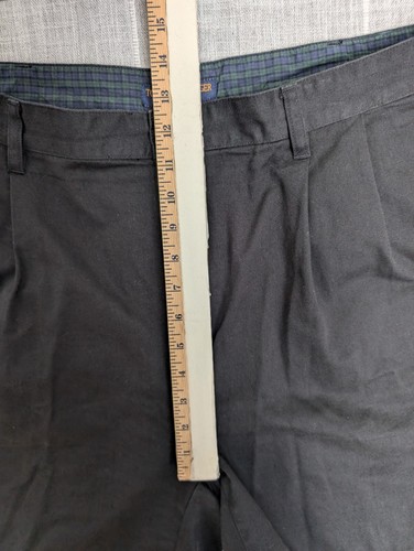 Pantalones Cortos de Golf Tommy Hilfiger De Colección Para Hombres 36 Azul Chino Informal Plisado Algodón - Imagen 6 de 14