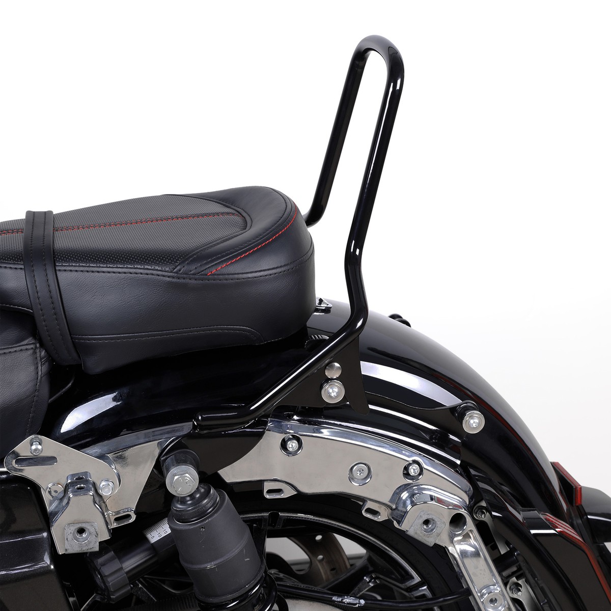 Detachable Backrest Sissy Bar Fit For Harley Touring Street Glide FLHX 2009 2023