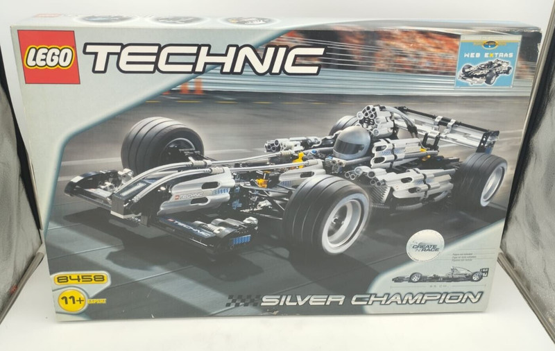 LEGO 8458 Silver Champion MISB NEW RARE Technic Racers Formula 1 Racing F1 8461