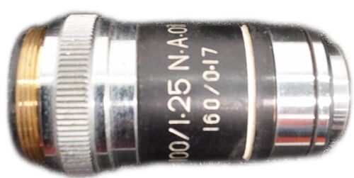 Parko 100/1,25 N.A. OIL 160/0,17 Mikroskop Objektiv - Bild 4 von 6