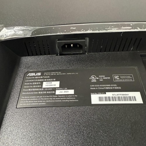 ASUS TUF Gaming VG328H1B 32 Curved Monitor (LCD Damaged / Read ) - Picture 6 of 9