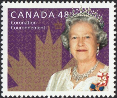 50e COURONNEMENT DE LA REINE ELIZABETH II = CANADA 2003 #1987 timbre neuf neuf dans son emballage d'origine - Photo 1/1