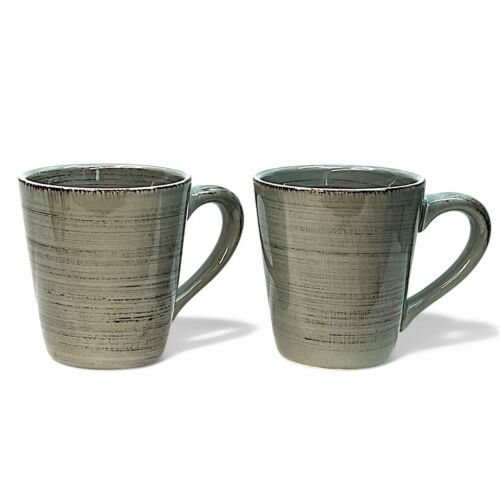 Tag LTD Coffee Mug Sonoma Slate Blue Stoneware 14oz 4.25" Tall Cup