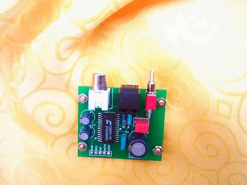 Assembled Coaxial Optical Receiver Board TO IIS I2S output CS8412 for amplifier - Picture 5 of 5