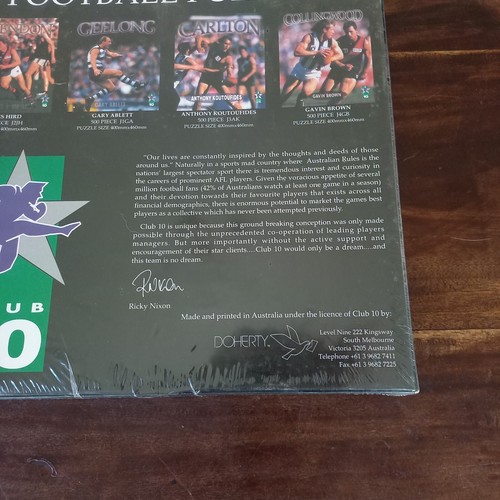 RARE *SEALED* Club 10 Geelong Cats GARY ABLETT SNR 500 piece Jigsaw Puzzle - Picture 4 of 7