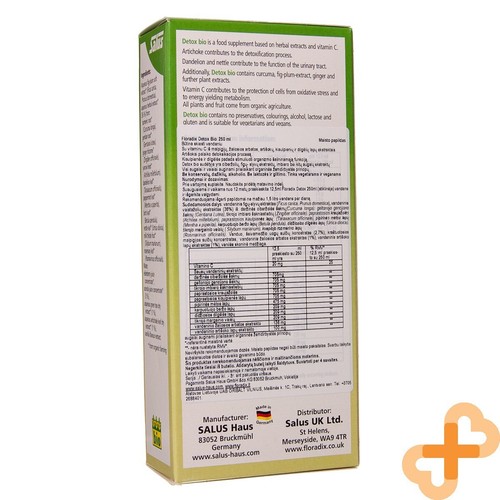 Floradix Detox Bio 250ml Multi Vitamin Mineral- Organisch Verdauungs System - Bild 3 von 24