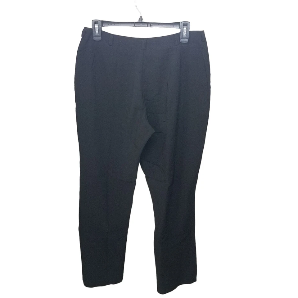 Pantalones de vestir elásticos lisos negros talla 10 Fashion Bug para mujer Foto 4 de 4