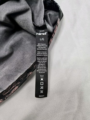 Hind Running Shirt New Ladies Half Zip Reflective Long Sleeve Large Run New NWT - Picture 11 of 12