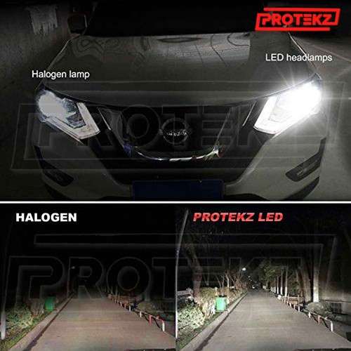 JDM Protekz 8000 Lm H11 H8 COB LED Xenon White Headlight Bulbs - Picture 12 of 12