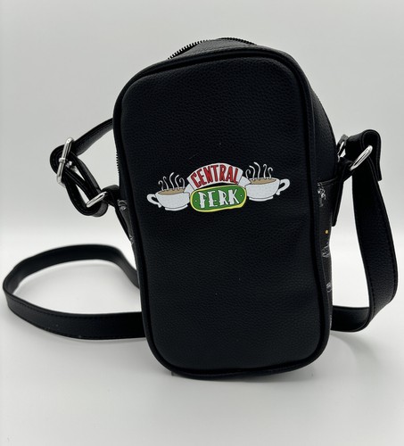 Friends Black DANI Central Perk Logo Crossbody Bag Danielle Nicole Purse