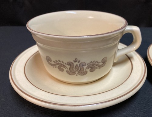 Pfaltzgraff Village Stoneware Tea Coffee Cup and Saucer Set of 3 - Picture 5 of 16