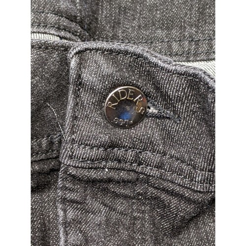 Lee Riders Womens Size 14 M Pockets Straight Leg Black Denim Jeans - Picture 5 of 12