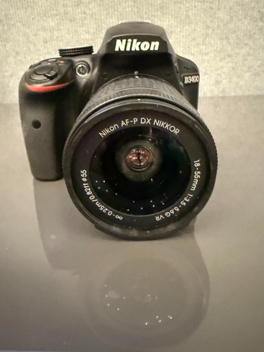 Nikon D3400 Digital SLR Camera BLK Kit AF-P DX VR 18-55mm Lens Tested READ - Picture 3 of 4
