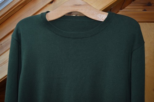 Next Green Cotton Jumper, Long Sleeve, Crew Neck, Chest 40'/42' - Picture 4 of 11