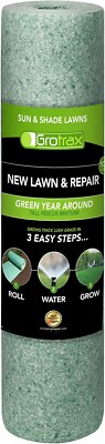 #ad Growtrax Biodegradable Grass Seed Mat Year Round Green 100 Sqft Big Roll $22.99