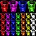 40 Pcs Glow In The Dark Party Cups for Indoor Outdoor Party Game Holidays