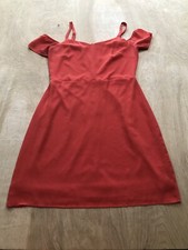 Express Orange Off The Shoulder Sun dress size 4