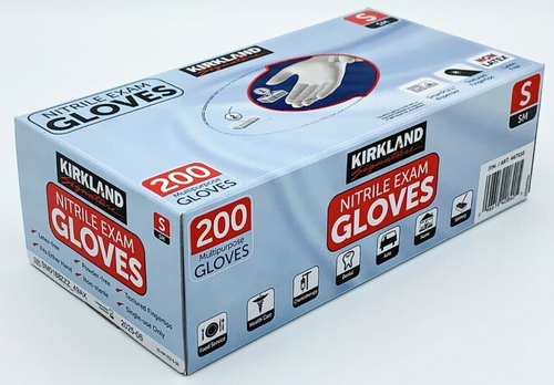 Kirkland Signature Nitril Untersuchungshandschuhe, Größe Small. 200 Handschuhe - Bild 1 von 3