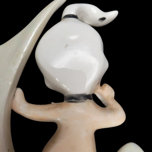 Vtg 50s Norcrest Ceramic Mermaid on Iridescent Fish Wall Plaque Figurine Japan - Picture 10 of 12