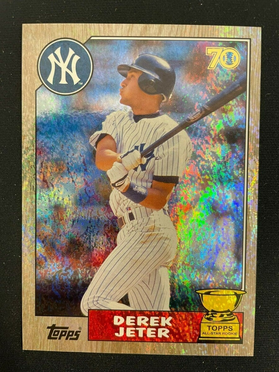 その他 2021 Topps 70th Derek Jeter  SP auto/10 DEREK JETER 2021 TOPPS ALL-STAR ROOKIE CUP HOLOFRACTOR /99