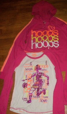 JUSTICE 2 PC SOFTBALL HOODIE /& SWEATPANTS SET GIRLS ACTIVE OUTFIT SZ 12 14