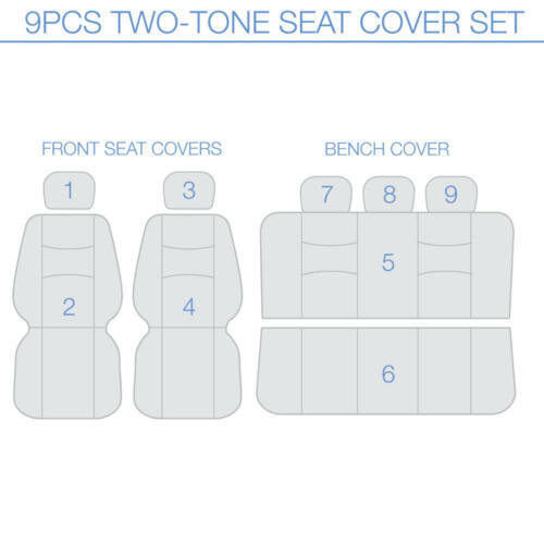 Fundas de asiento de coche Wonder Woman - Juego completo de accesorios automáticos cubierta original - Imagen 3 de 3